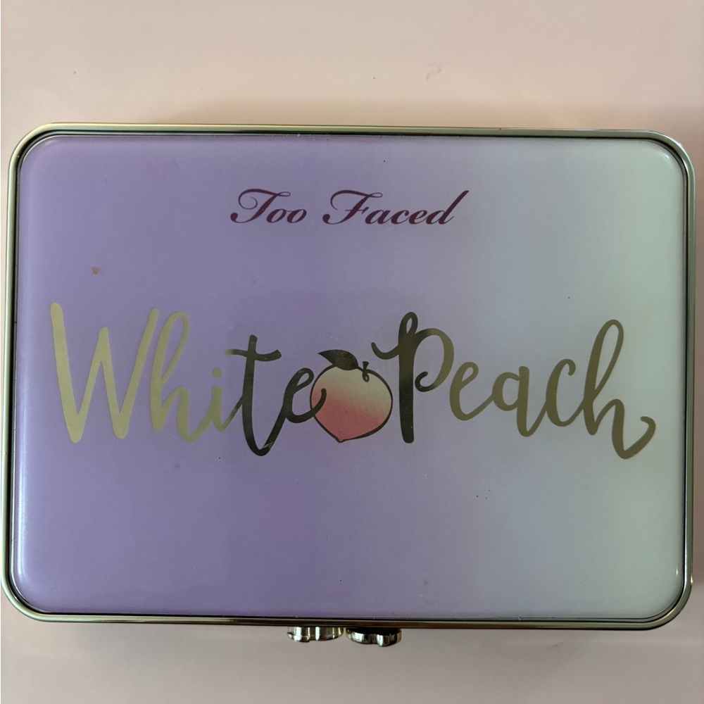Too Faced White Peach Eyeshadow Palette with Cream and Gold